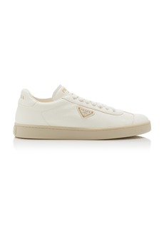 Prada - Lane Low Top Leather Sneakers - White - IT 36.5 - Moda Operandi