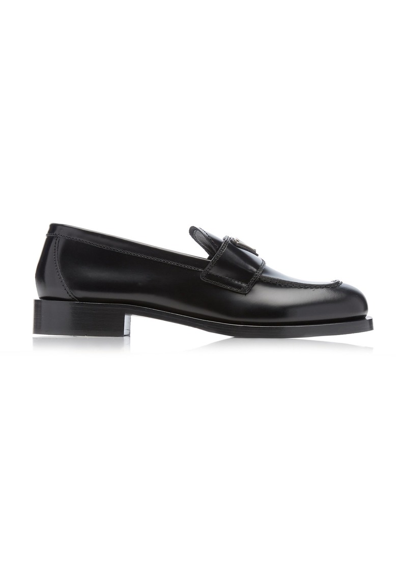 Prada - Leather Loafers - Black - IT 35 - Moda Operandi