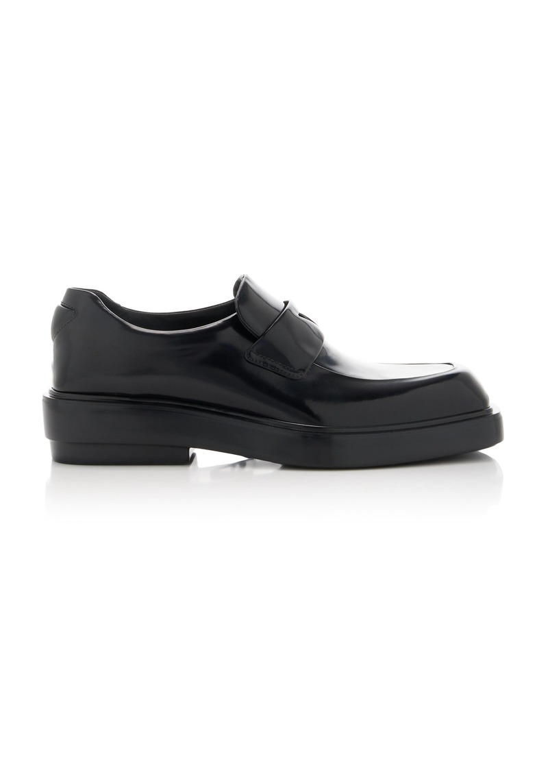 Prada - Leather Loafers - Black - IT 40 - Moda Operandi