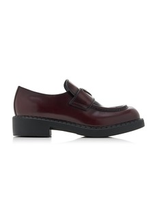 Prada - Leather Loafers - Brown - IT 37 - Moda Operandi