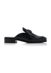 Prada - Leather Mules - Black - IT 36 - Moda Operandi