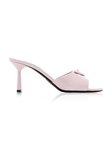 Prada - Leather Mules - Pink - IT 39.5 - Moda Operandi