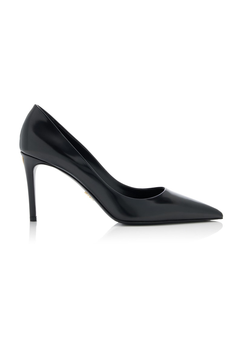 Prada - Leather Pumps - Black - IT 39.5 - Moda Operandi