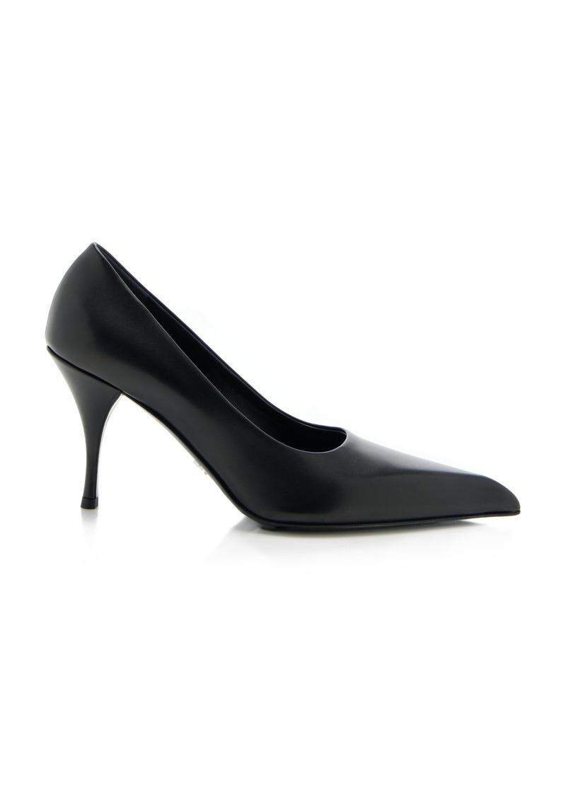 Prada - Leather Pumps - Black - IT 37 - Moda Operandi