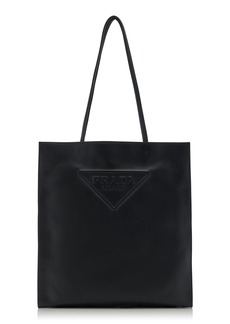 Prada - Leather Tote Bag - Black - OS - Moda Operandi