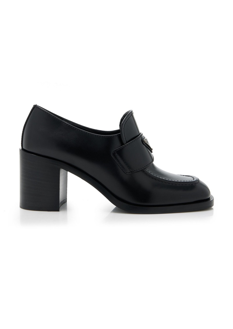 Prada - Mocassini Leather Loafers               - Black - IT 38 - Moda Operandi