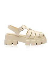 Prada - Monolith Rubber Fisherman Sandals - Neutral - IT 41 - Moda Operandi