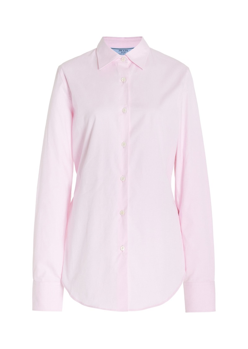 Prada - Oxford Shirt - Pink - IT 40 - Moda Operandi