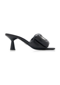 Prada - Padded Leather Mules - Black - IT 40 - Moda Operandi