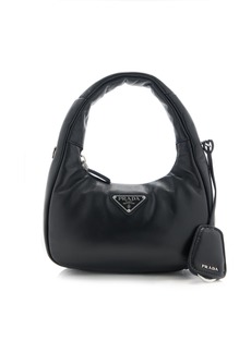 Prada - Padded Nappa Leather Mini Bag - Black - OS - Moda Operandi