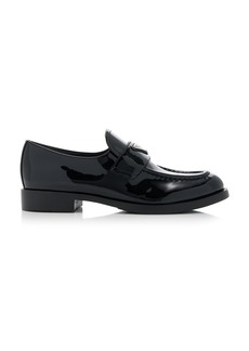 Prada - Patent Leather Loafers - Black - IT 36 - Moda Operandi