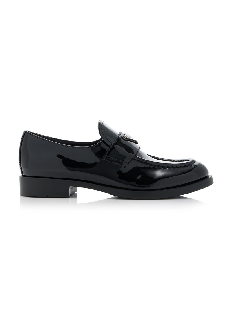 Prada - Patent Leather Loafers - Black - IT 38 - Moda Operandi