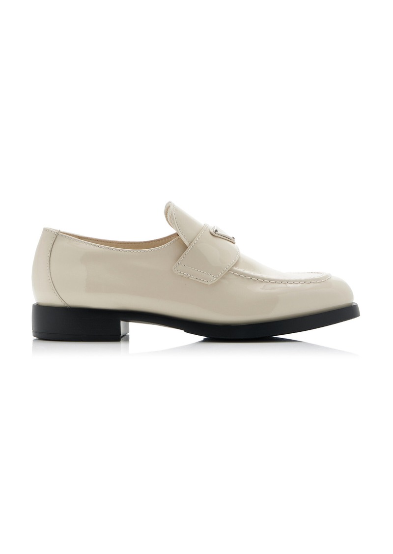 Prada - Patent Leather Loafers - Ivory - IT 38.5 - Moda Operandi