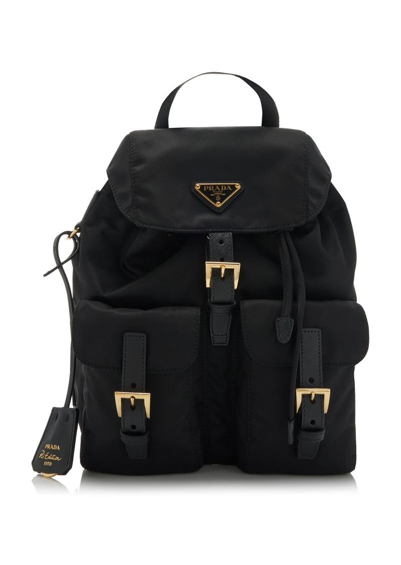 Prada - Re-Edition 1978 Small Re-Nylon Backpack - Black - OS - Moda Operandi