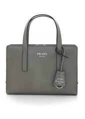 Prada - Re-Edition 1995 Carolyn Brushed Leather Small Bag - Grey - OS - Moda Operandi