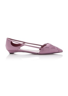 Prada - Satin Ballet Flats - Pink - IT 36 - Moda Operandi