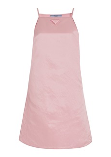 Prada - Satin Mini Dress - Pink - IT 36 - Moda Operandi