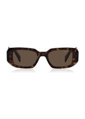 Prada - Square-Frame Acetate Sunglasses - Brown - OS - Moda Operandi