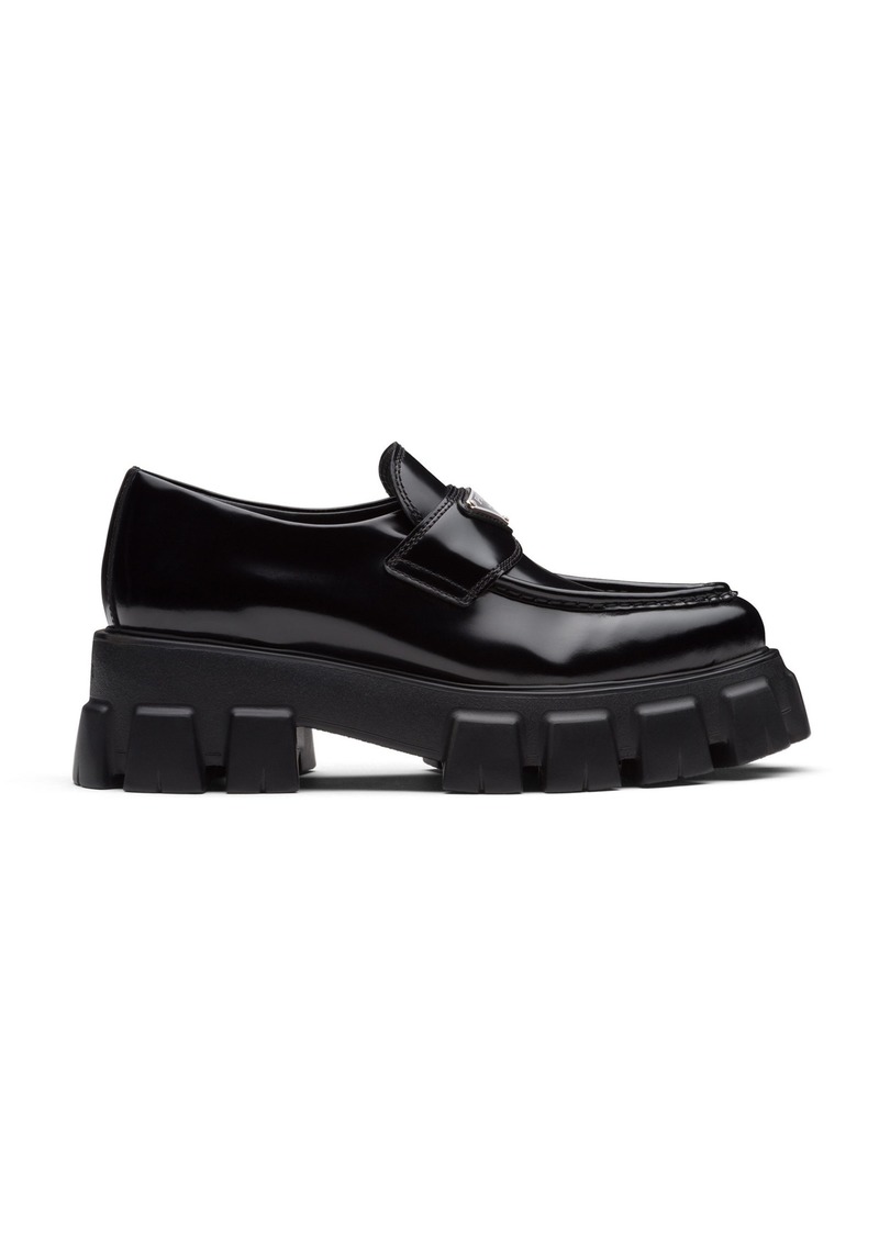 prada pointed toe loafer