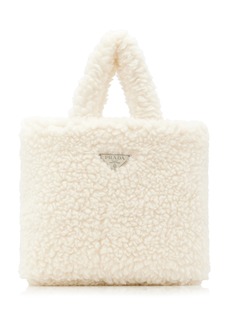 Prada - Wool-Cashmere Tote Bag - White - OS - Moda Operandi
