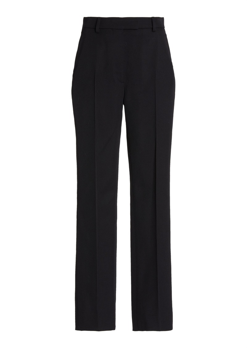 Prada - Wool Straight-Leg Pants - Black - IT 40 - Moda Operandi