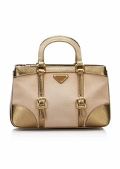 Prada / Saffiano-Trimmed Tessuto Satchel Bag (Pre-Owned)