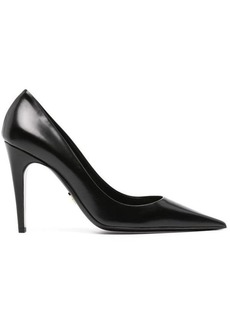 PRADA 100mm leather pointed pumps