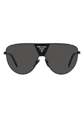 Prada 37mm Rectangular Sunglasses