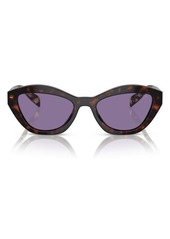 Prada 52mm Butterfly Sunglasses