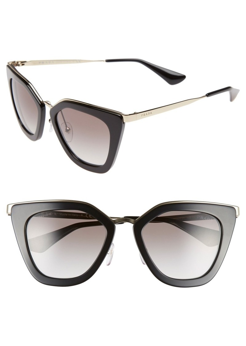Prada Prada 52mm Cat Eye Sunglasses 