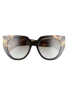 Prada 52mm Cat Eye Sunglasses