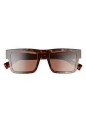 Prada 52mm Rectangular Sunglasses