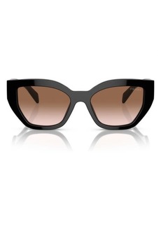 Prada 53mm Butterfly Polarized Sunglasses