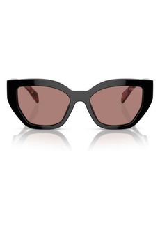 Prada 53mm Butterfly Sunglasses