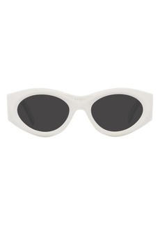 Prada 53mm Irregular Sunglasses