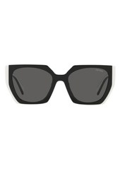 Prada 54mm Geometric Sunglasses