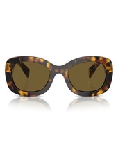 Prada 55mm Oval Sunglasses