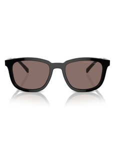 Prada 55mm Polarized Pillow Sunglasses