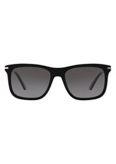 Prada 56mm Square Sunglasses