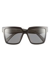 Prada 56mm Square Sunglasses