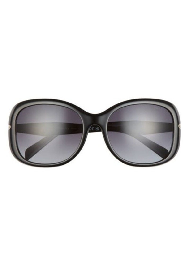 Prada 57mm Oversize Round Sunglasses