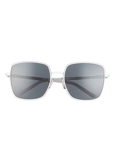 Prada 57mm Polarized Square Sunglasses