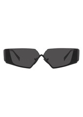 Prada 57mm Rectangular Sunglasses