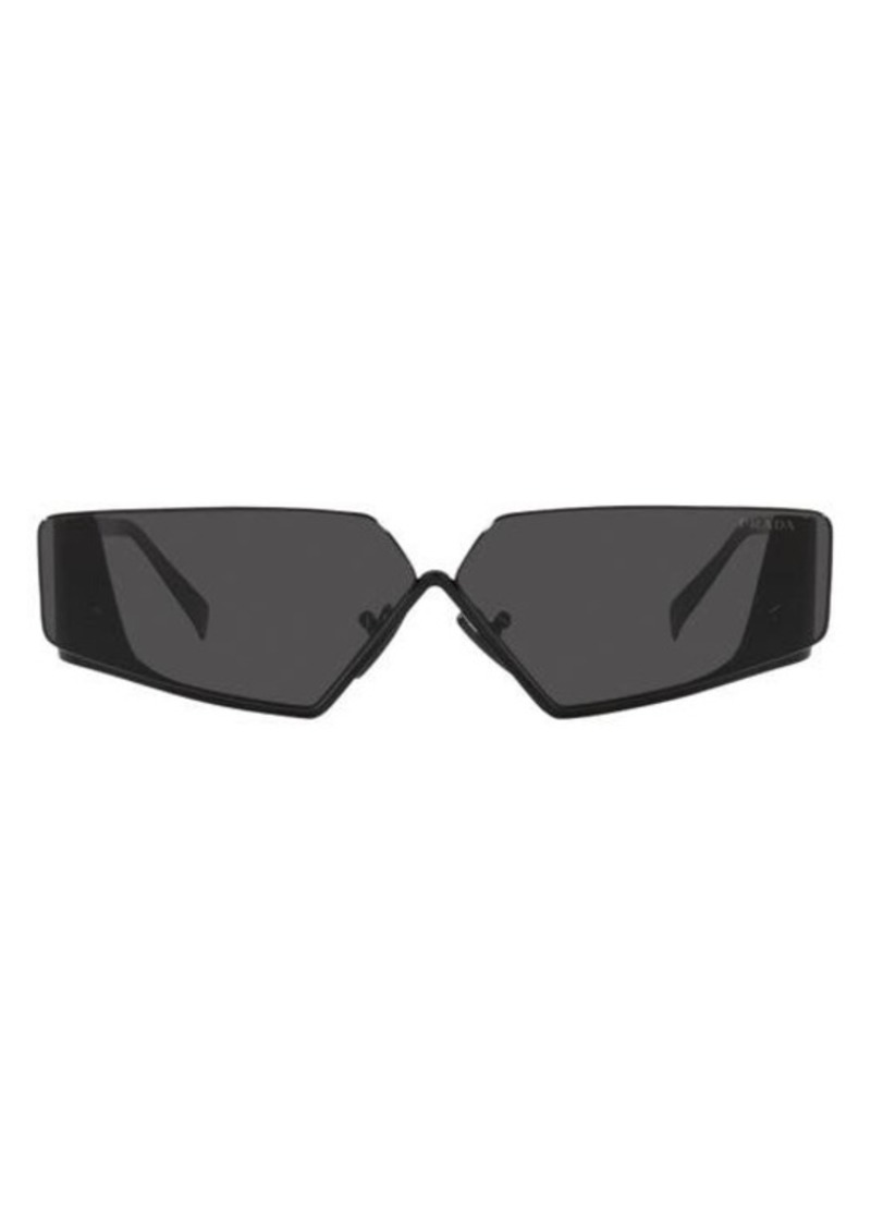 Prada 57mm Rectangular Sunglasses
