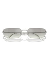 Prada 59mm Rectangular Sunglasses