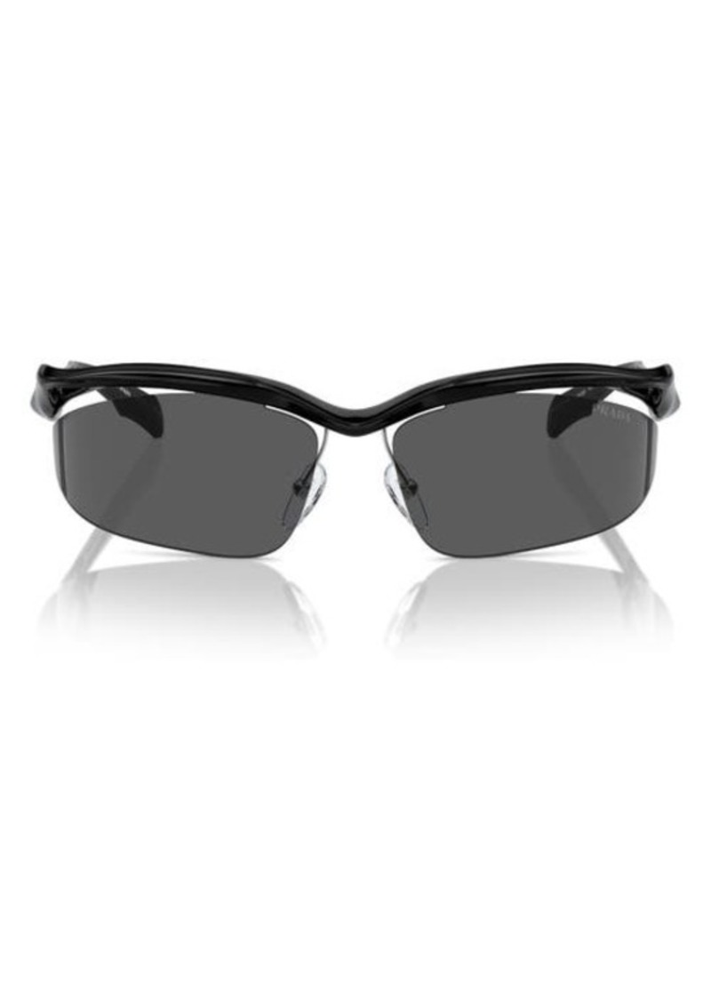 Prada 71mm Oversize Cat Eye Sunglasses