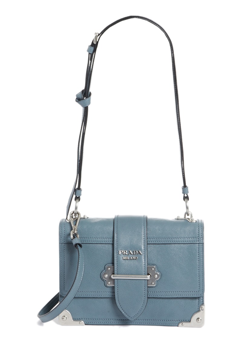 prada cahier bag blue