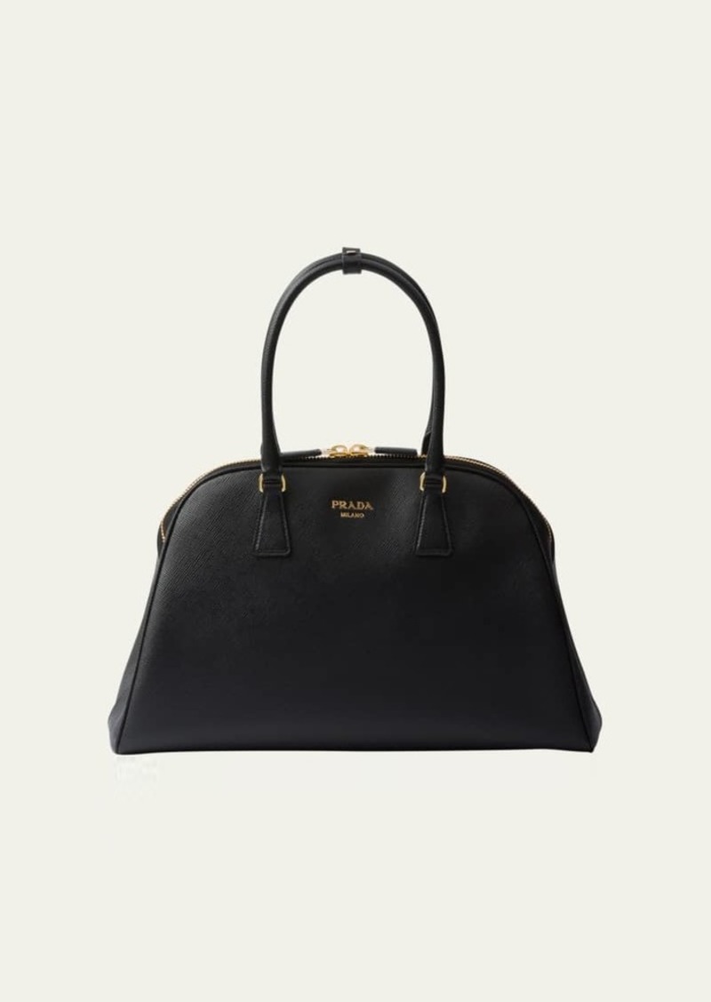 Prada Calf Leather Top-Handle Bag