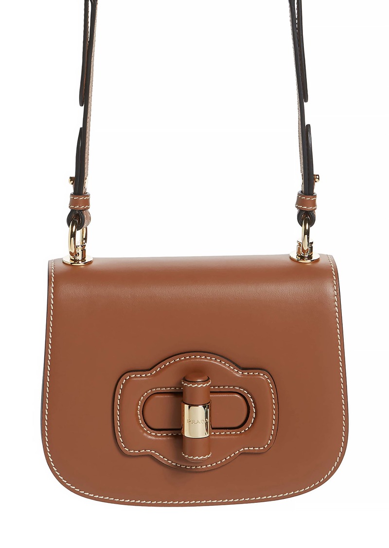 Prada Prada City Calf Front Flap Crossbody Bag | Handbags