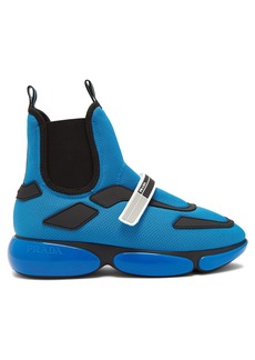 Prada Cloudbust high-top mesh trainers